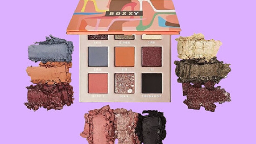 Image of a Bossy Cosmetics makeup palette