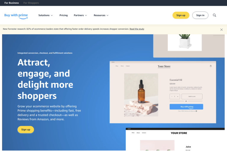 Set up Buy with Prime widget - Amazon Buy with Prime
