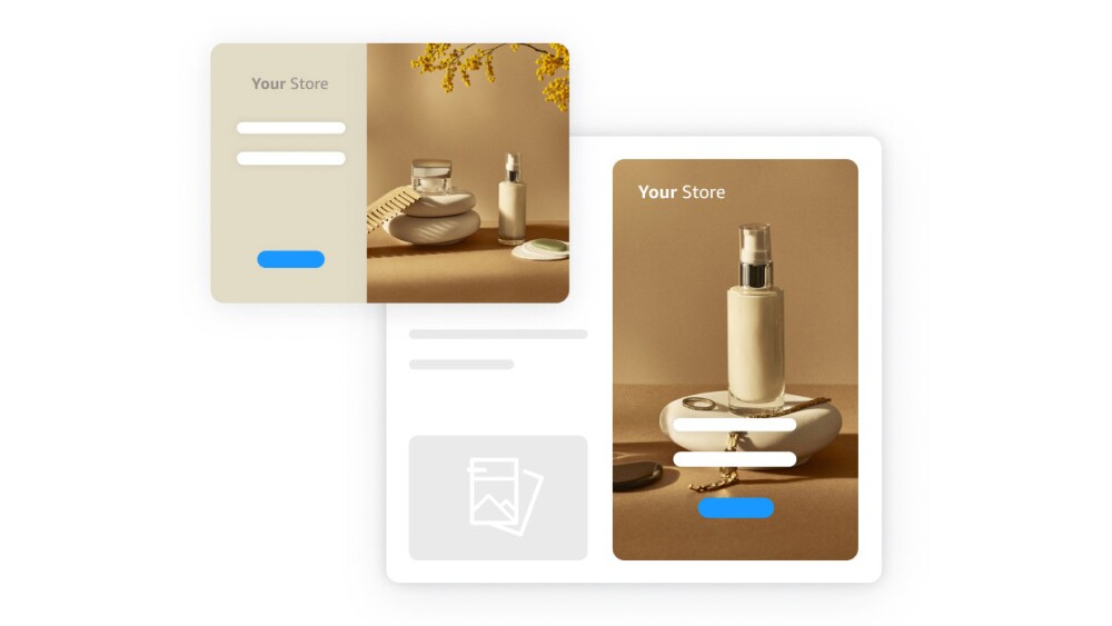 Ecommerce site showing a beauty product.